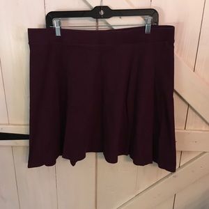 2x Forever 21 Purple Skirt with Elastic Waist